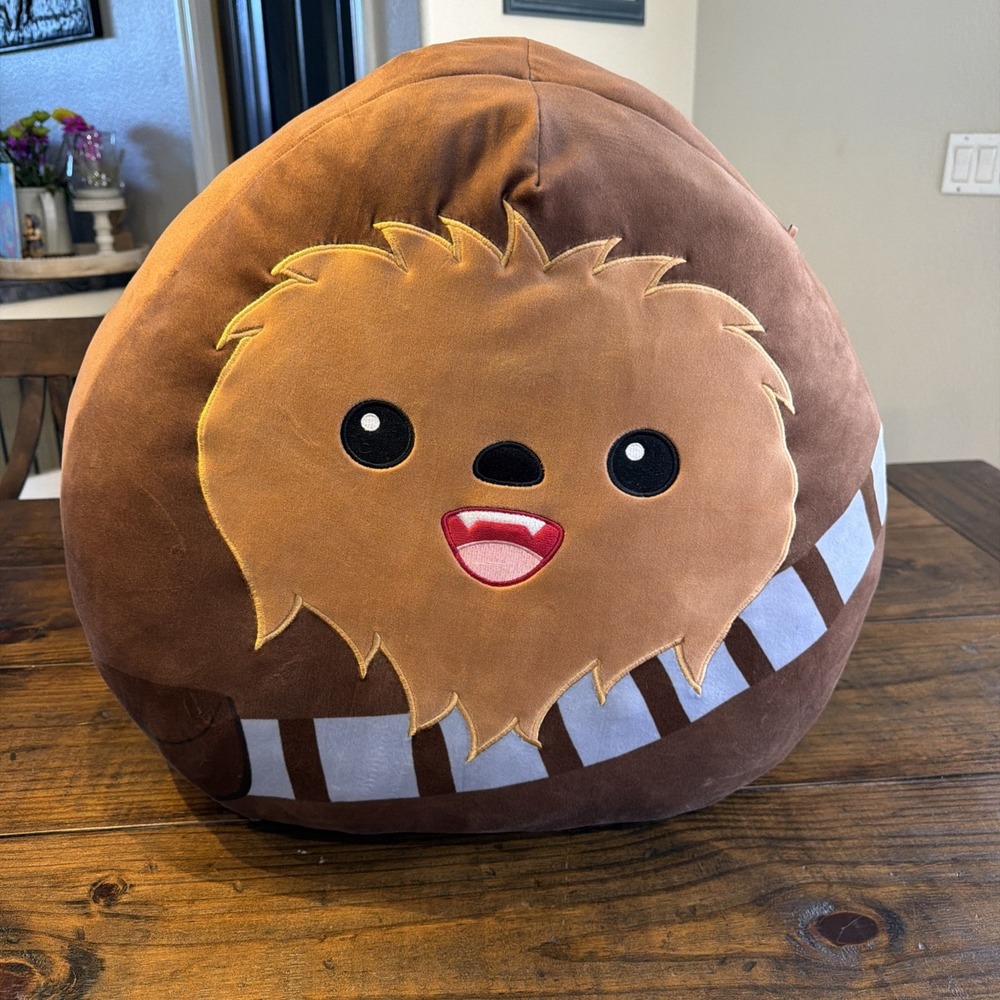 Chewbacca Squishmallow 20" Star Wars Plush Kellytoy